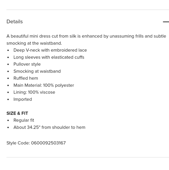 Maje Smocked-waist Dress - Blue - Picture 5 of 6